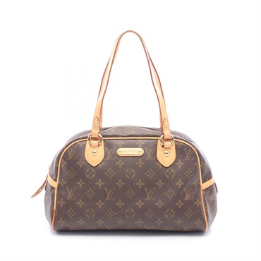 LOUIS VUITTON Montorgueil PM Shoulder hand Bag M95565 Monogram leather Used