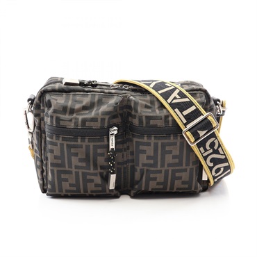 FENDI Zucca Camera Case Shoulder crossbody Bag 7VA695B12NF1PR4 canvas leather