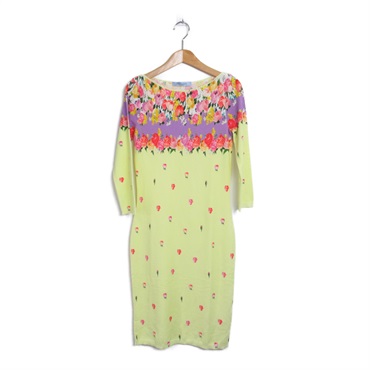 Blumarine Dress one piece Rayon Yellow Used Women size D34