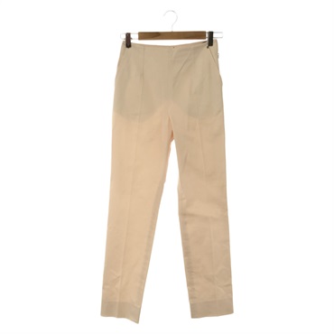 HERMES Pants trousers #34 pantalon cotton Ivory Used