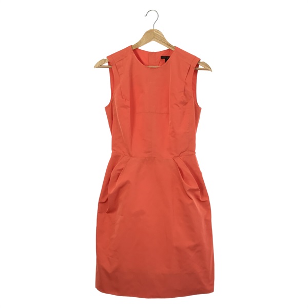 LOUIS VUITTON Sleeveless dress one piece #34 polyester Orange Used Women