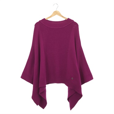 HERMES poncho coat cashmere cotton Pink Used Women size TU