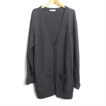 CELINE Celine cardigan Grey knitwear jacket wool Gray Used Women size S