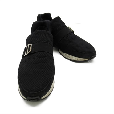 HERMES Sneakers Shoes 1922157 canvas Black Used Women size 36