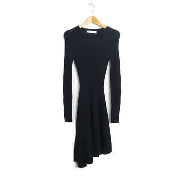 Dior Knit dress 4H24677AM562 wool Navy Used Women #34