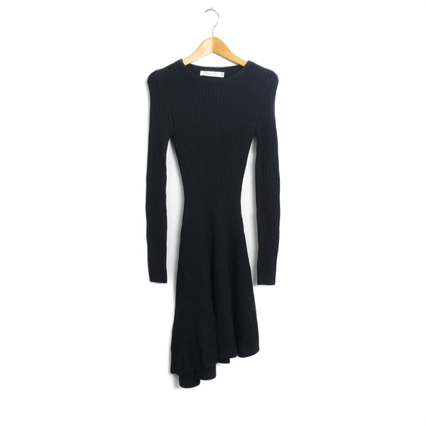 Dior Knit dress 4H24677AM562 wool Navy Used Women #34
