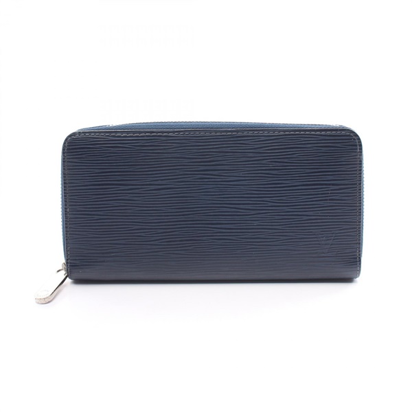 LOUIS VUITTON Zippy Wallet M61873 Epi leather Navy Indigo blue Used unisex LV