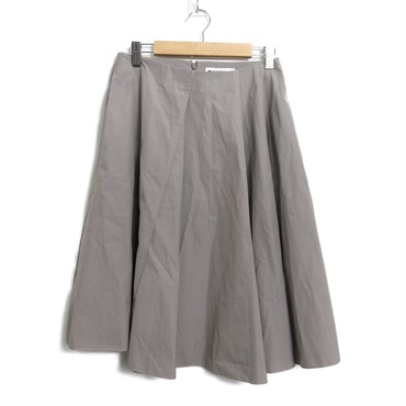 JIL SANDER skirt cotton Gray Used Women size 34