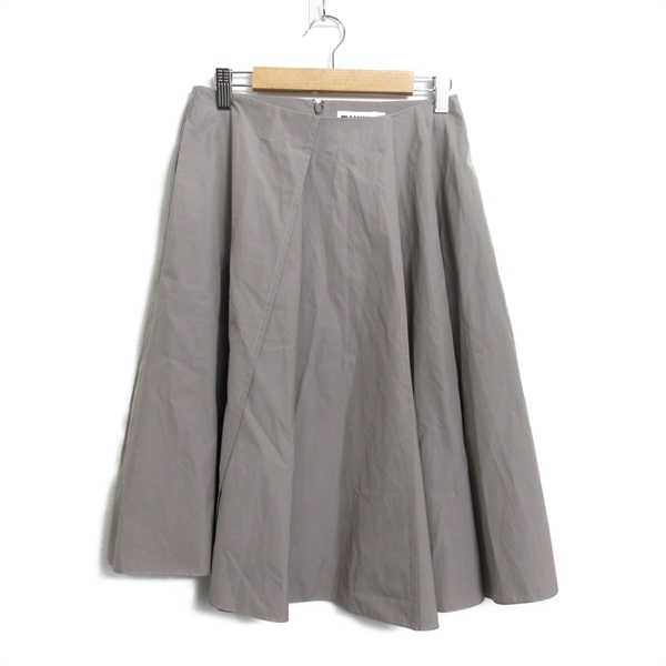 JIL SANDER skirt cotton Gray Used Women size 34