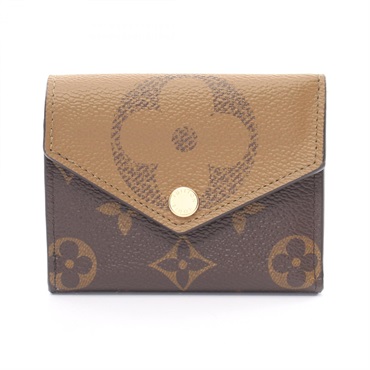 LOUIS VUITTON Portefeuille Zoe Tri-fold wallet M80725 Monogram Giant Reverse LV