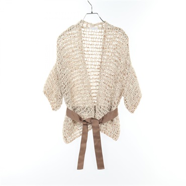 Brunello Cucinelli cardigan cotton Nylon Beige Used Women #XS