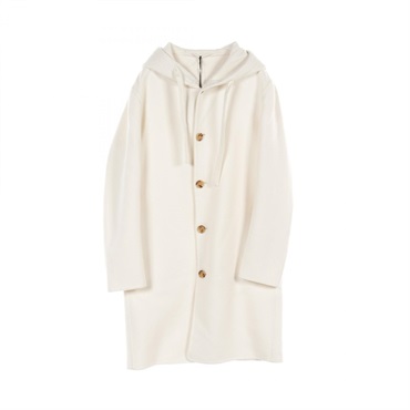 LARDINI coat wool White Used Women #46