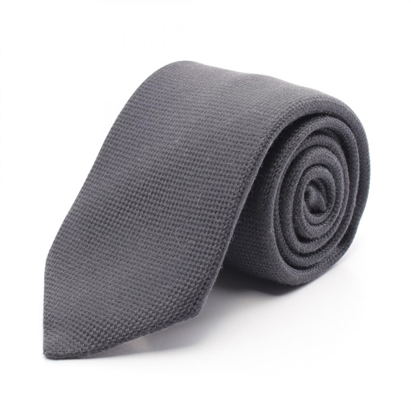 HERMES Tie 233615 silk Navy Used mens