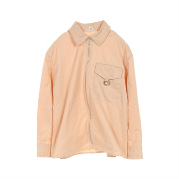 HERMES blouse shirt tops #36 3E0616DX cotton Beige Used