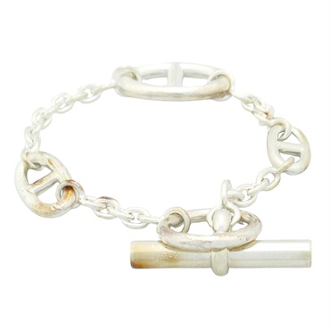HERMES Farandole Bracelet Silver925 Used Women