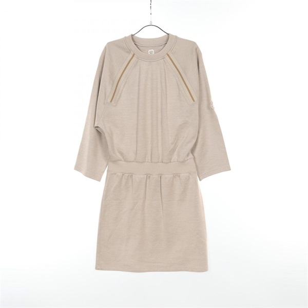 HERMES Dress #36 mini 3E4503DG silk cotton silk Beige Used