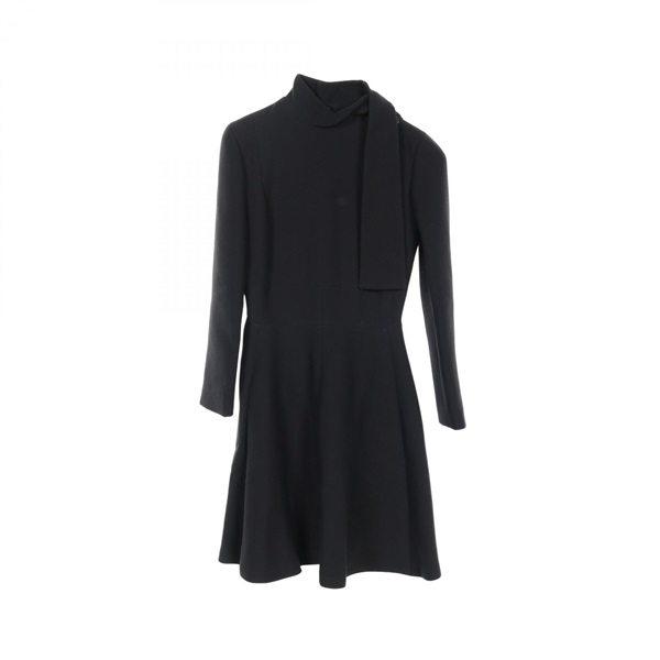 Dior Dress 911R58A1166 wool silk Black Used Women size 34