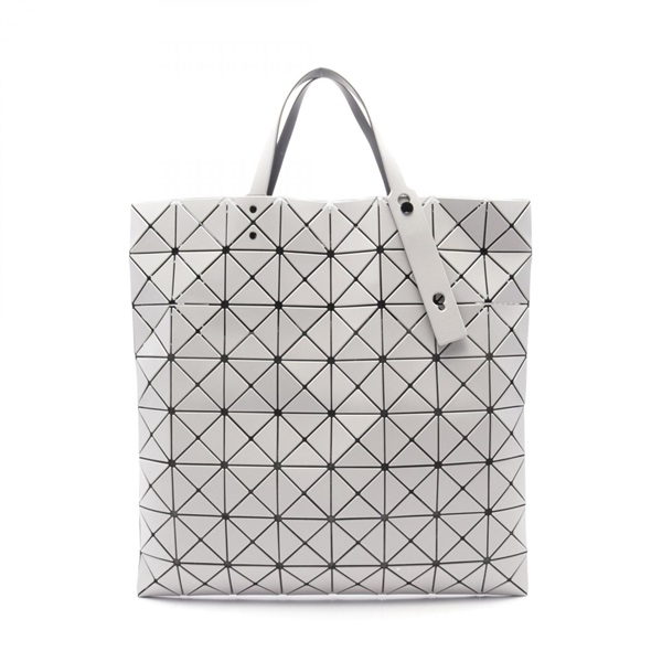 BAO BAO ISSEY MIYAKE Tote Bag BB23AG682 PVC coated canvas White Used Women