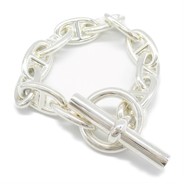 HERMES Chaine dancre GM Bracelet 11 links H101672B Silver925 Used Women