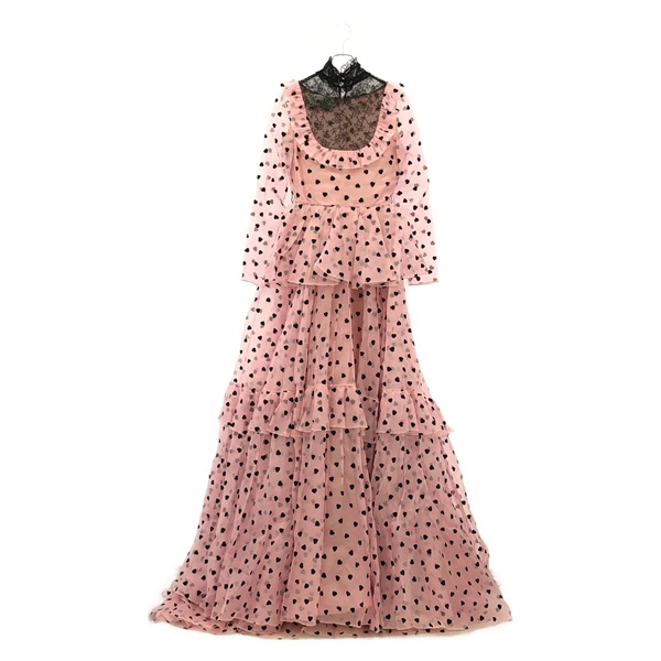 Valentino Long dress QB3VD7Y046D silk Pink Used Women ＃40