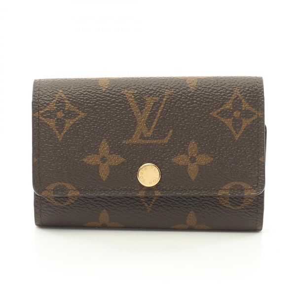 LOUIS VUITTON Multicles 6 key holder case M62630 Monogram canvas Brown Used
