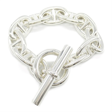 HERMES Chaine dancre TGM 10 Links Bracelet Silver925 Silver Used Women