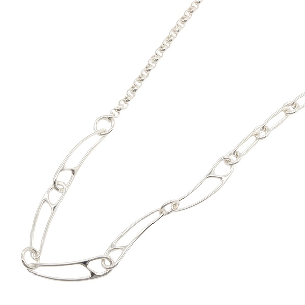 HERMES Chaine d'Ancre Enchainee Necklace Silver925 Used women