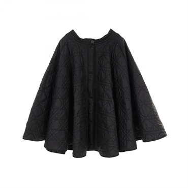 Christian Dior Microcannage quilted technical taffeta skirt #38 157J67A2827 BK