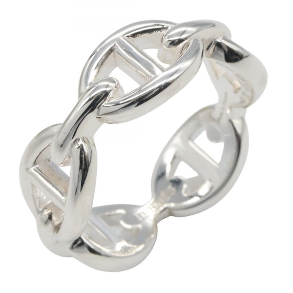 HERMES Chaine dancre Enchainee Ring Silver925 Silver Used unisex US size 7 #54