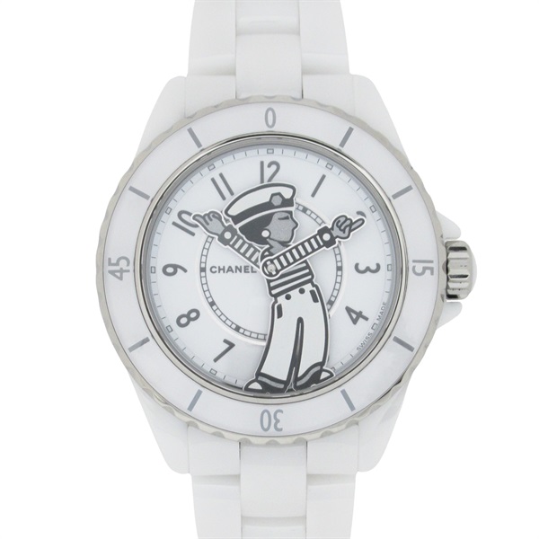 CHANEL J12 Mademoiselle La Pausa Wrist Watch H7481 Automatic ceramic Used mens