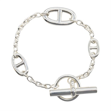HERMES Chaine d'ancre Farandoule Bracelet Silver925 15.5㎝ Used Women