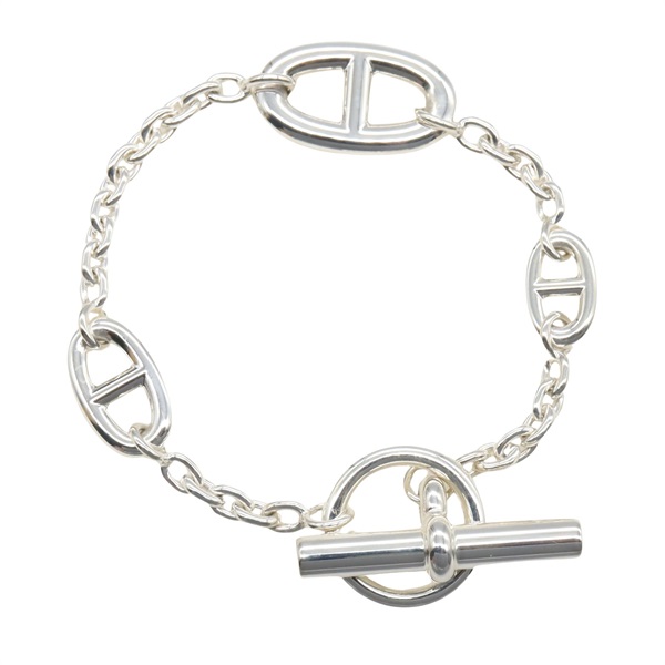 HERMES Chaine d'ancre Farandoule Bracelet Silver925 15.5㎝ Used Women