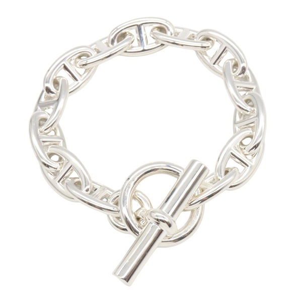 HERMES Chaine d'Ancre GM 13 links Bracelet Silver925 Used unisex