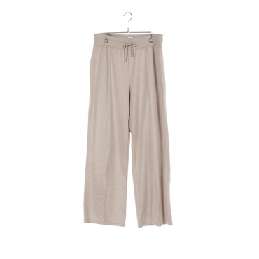 HERMES Flowy Pants 4E4415D1 silk cotton silk Beige Used Women size 40