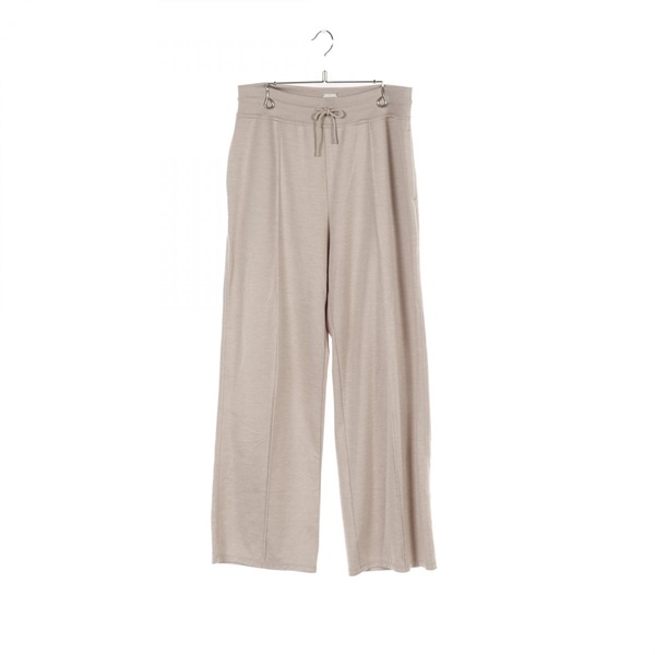 HERMES Flowy Pants 4E4415D1 silk cotton silk Beige Used Women size 40