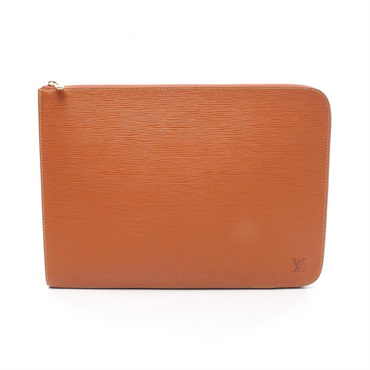 LOUIS VUITTON Poche documan Business clutch bag M54498 Epi leather Brown Used LV