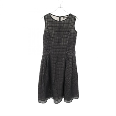 FOXEY Lgende Dress #42 sleeveless 44361 cotton Rayon Black Used Women