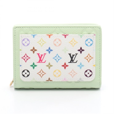 LOUIS VUITTON × Takashi Murakami Portefeuille Claire wallet Monogram empreinte