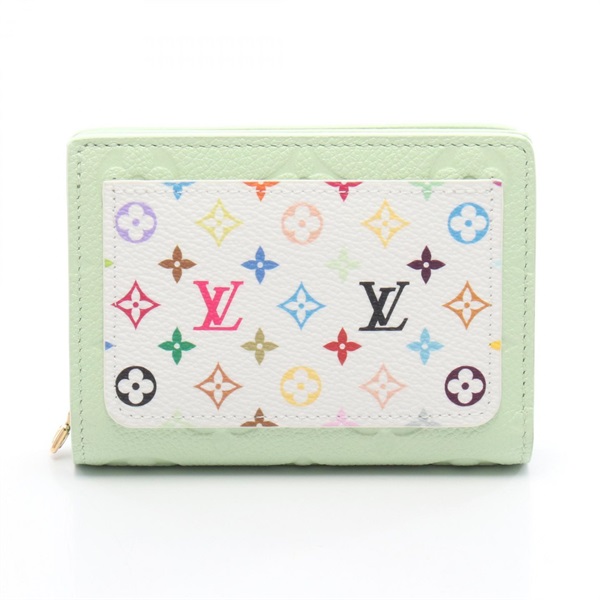 LOUIS VUITTON × Takashi Murakami Portefeuille Claire wallet Monogram empreinte