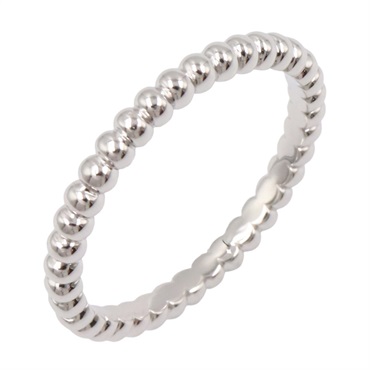 Van Cleef & Arpels Perlée Ring 18KWG White Gold Used women US size 5.75 #51