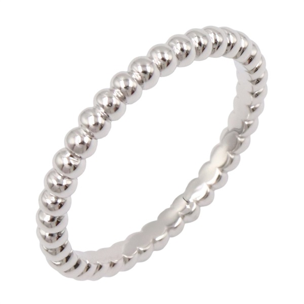 Van Cleef & Arpels Perlée Ring 18KWG White Gold Used women US size 5.75 #51