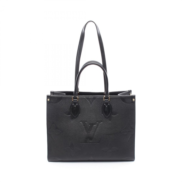 LOUIS VUITTON On the Go MM Shoulder Tote Bag M45595 Monogram empreinte Noir Used