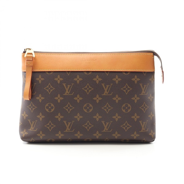 LOUIS VUITTON Pochette Voyage Souple clutch bag M14057 Monogram archive canvas