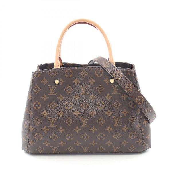 LOUIS VUITTON Montaigne MM Shoulder Handbag M41056 Monogram canvas Used Women