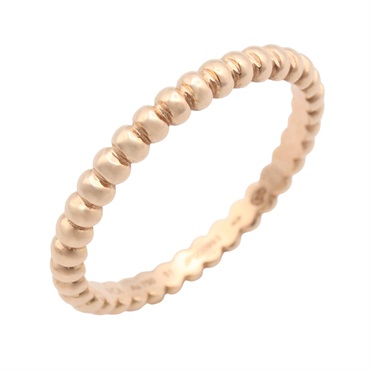 Van Cleef & Arpels Perlee Small Ring 18KPG Rose Gold Used women US size 5.75 #51