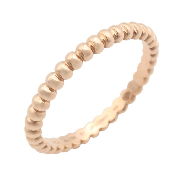 Van Cleef & Arpels Perlee Small Ring 18KPG Rose Gold Used women US size 5.75 #51