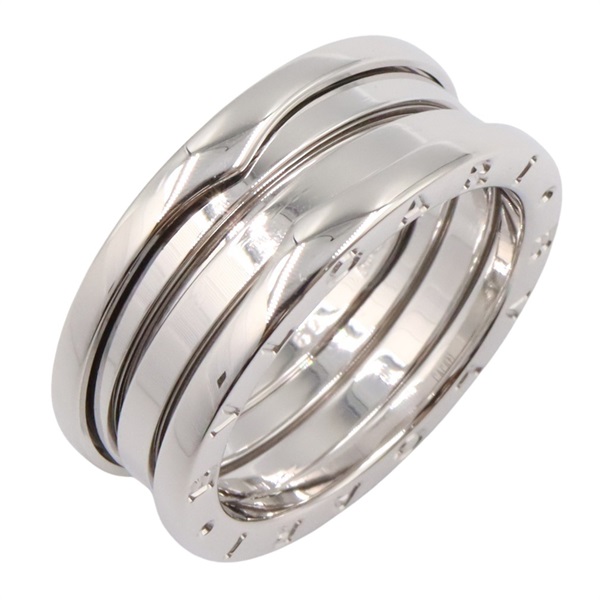BVLGARI B-zero1 Ring 3 bands 18KWG White Gold Used unisex US size 9 #60