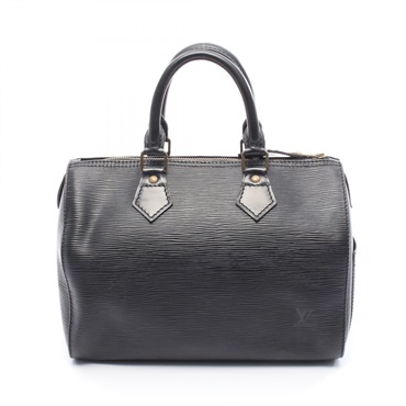 LOUIS VUITTON Speedy 25 Handbag M59032 Epi leather Black Used Women LV