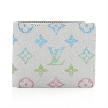 LOUIS VUITTON Portefeuille Slender Bi-fold wallet Monogram Gradient canvas Gray