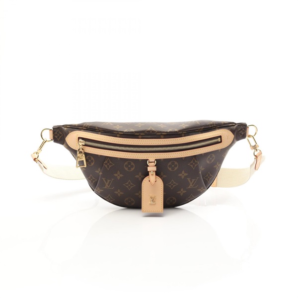 LOUIS VUITTON High Rise Waist Bum bag M46784 Monogram canvas Brown Used Women LV